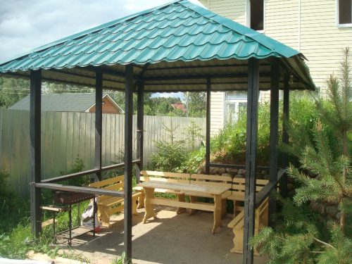 Строим уютную шестигранную беседку на даче своими руками | Школа садовода | Дзен