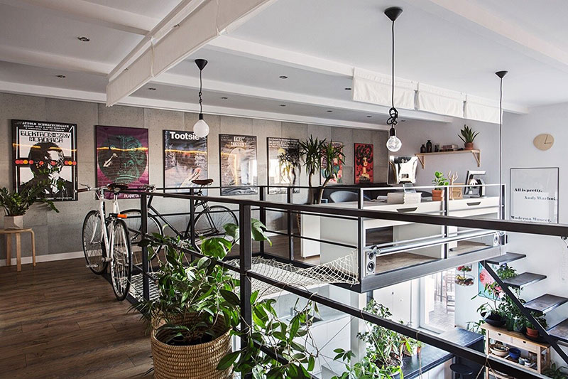 Самый крутой лофт в Кракове loft interyery vdokhnoveniye 23