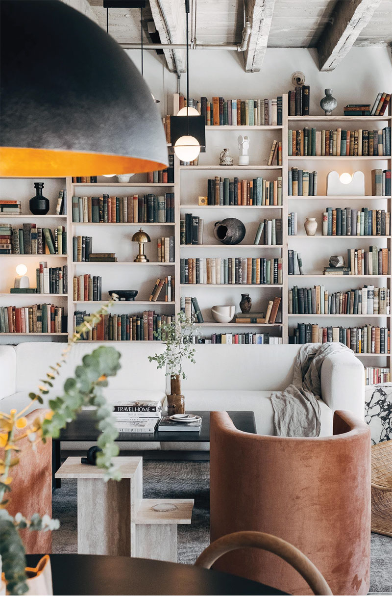 Брутальный лофт с мягкими акцентами в Лос Анджелесе loft interyery vdokhnoveniye