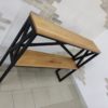 Консоль в стиле Лофт из массива лиственницы.